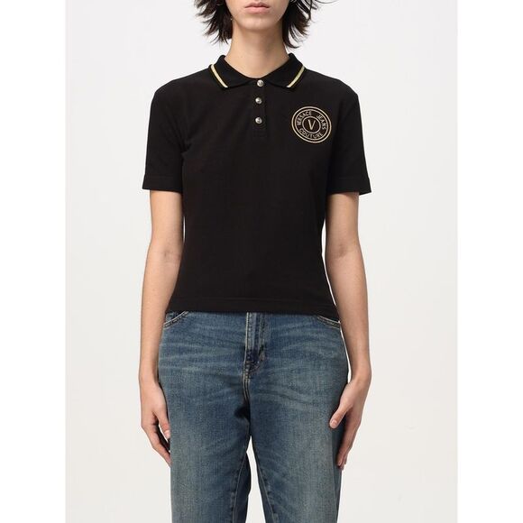 Versace Jeans Couture Polo Shirt Woman Black